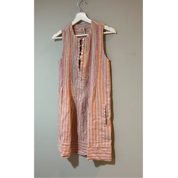 Faherty Isha Sleeveless Dress. - Picture 5 of 7